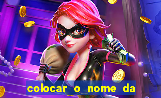 colocar o nome da pessoa no congelador